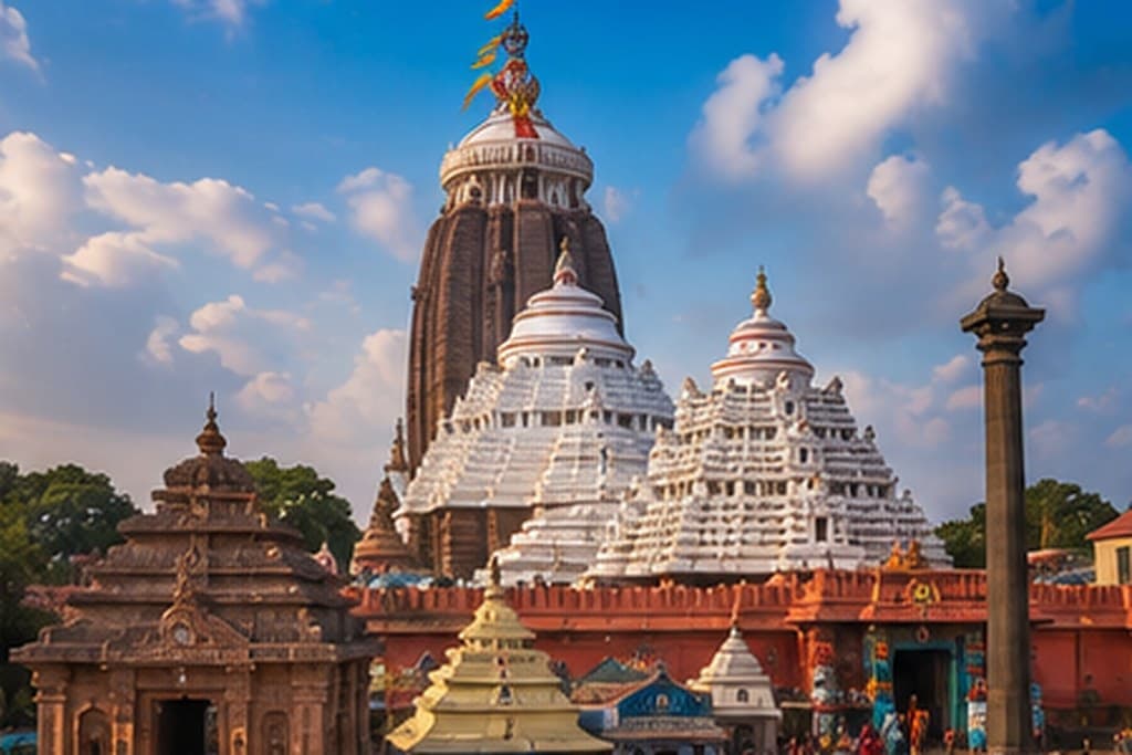 The Jagannath temple at Puri, India