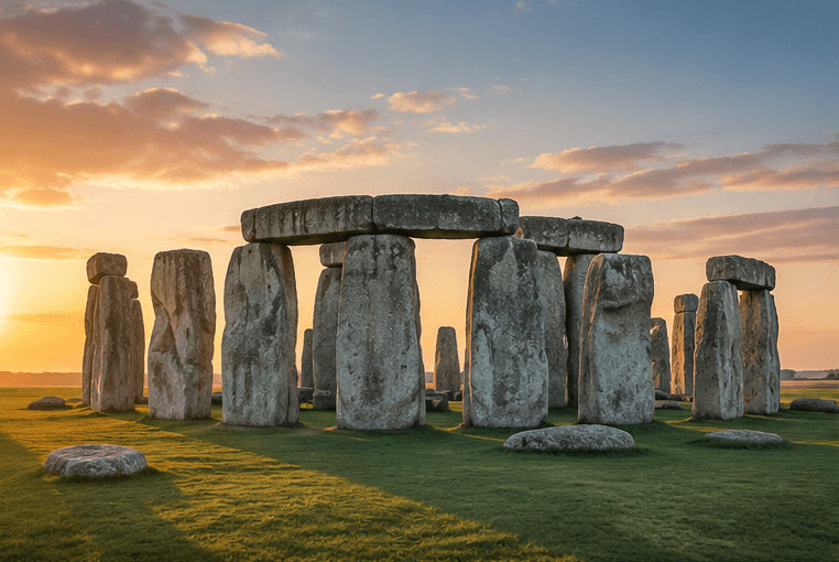 Stonehenge at sunset