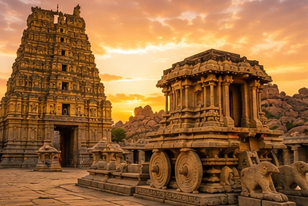 The Vittala temple complex at Hampi, India